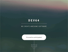 Tablet Screenshot of dev64.net